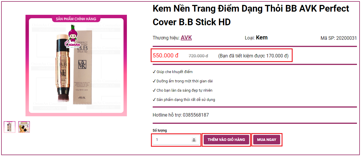hướng dẫn mua hàng của onionan